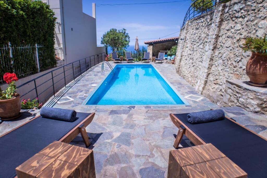 Villa Ventus, 40Sqm Private Pool & Hot Tub! Roussospítion المظهر الخارجي الصورة
